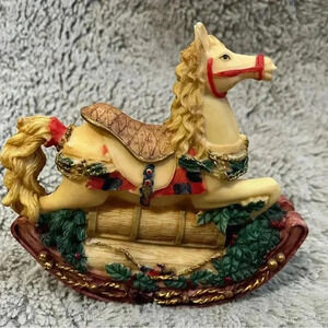Vintage Christmas rocking horse